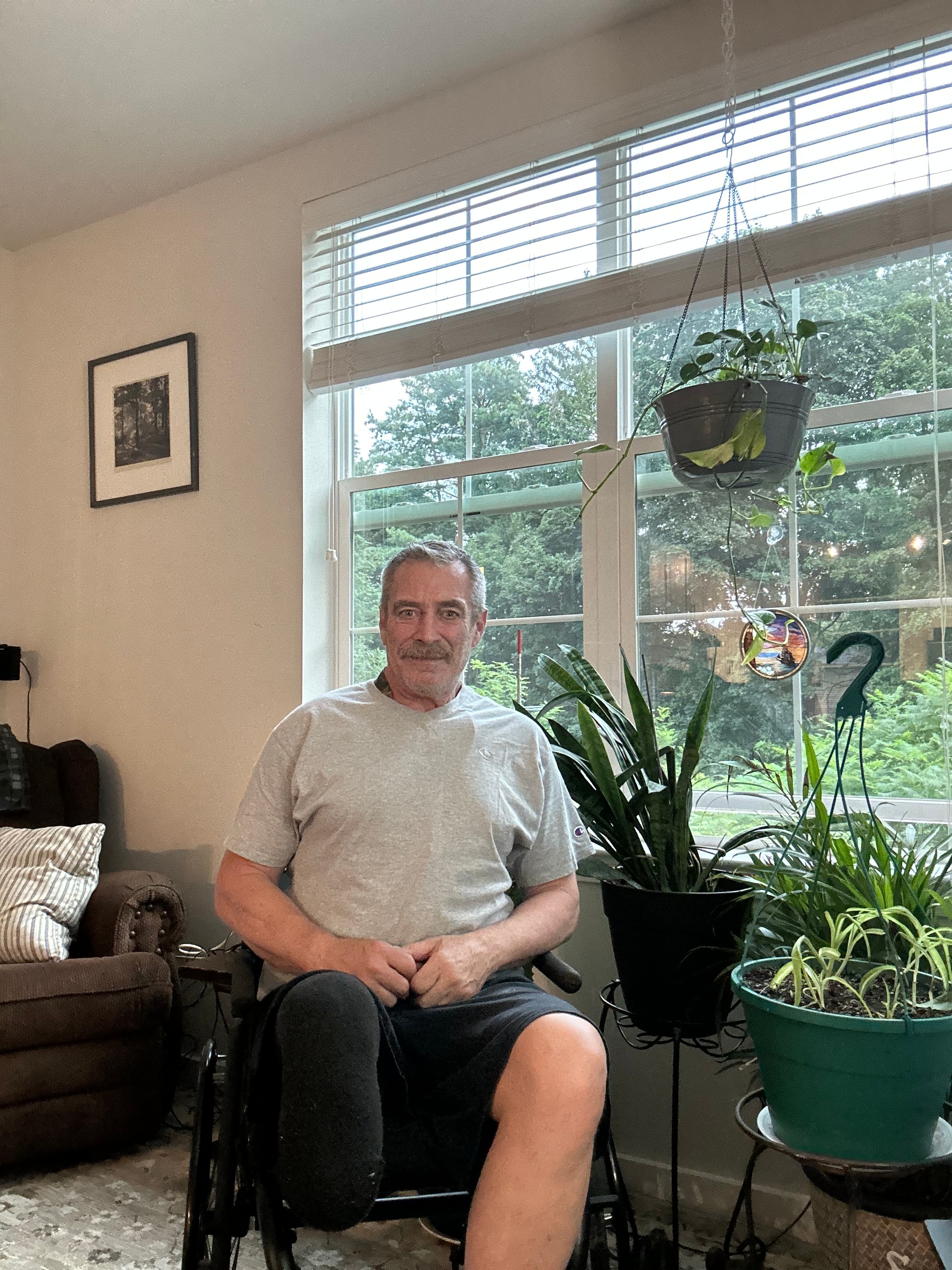 Lawrence — fighting to walk again
